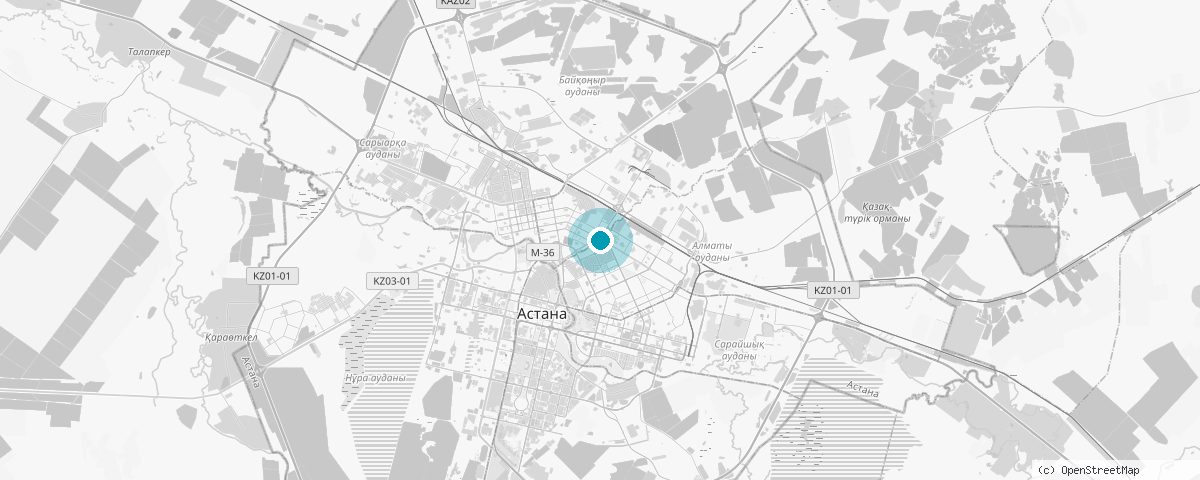 Astana haritası