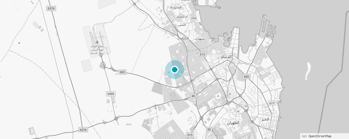 Dammam haritası