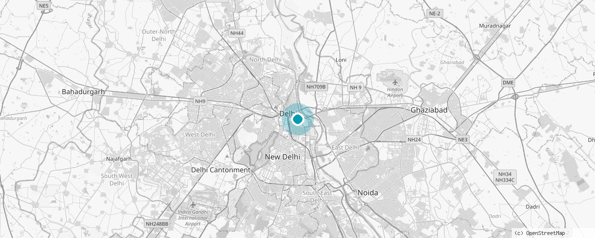 Delhi haritası