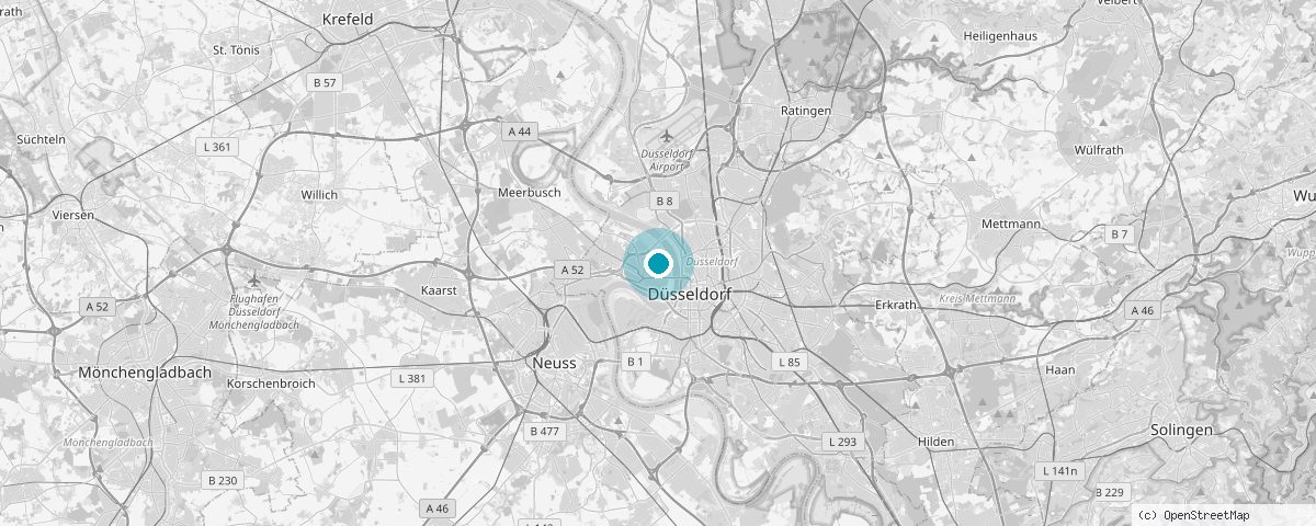 Düsseldorf haritası