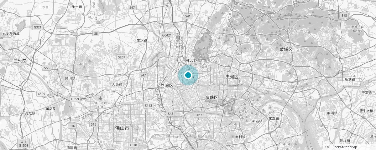 Guangzhou haritası