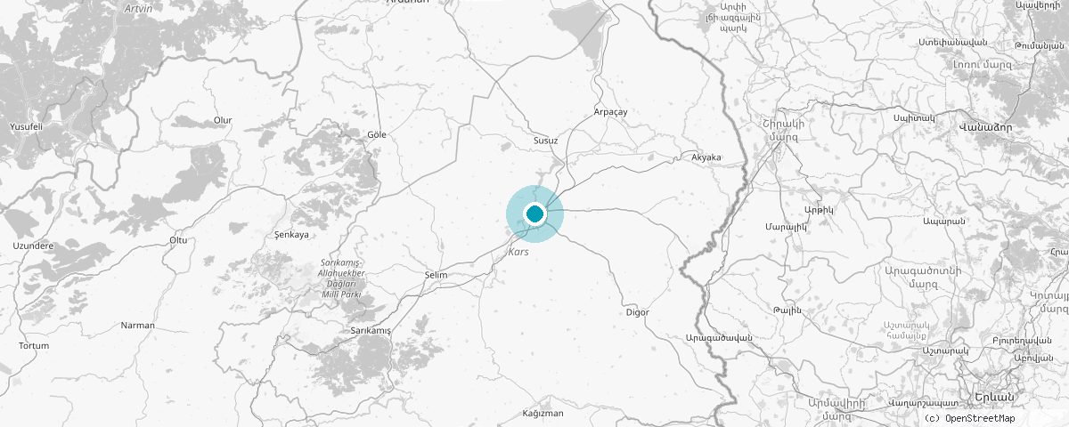 Kars haritası