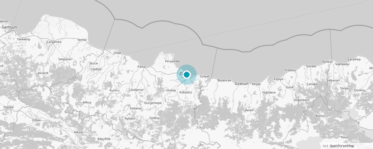 Ordu haritası
