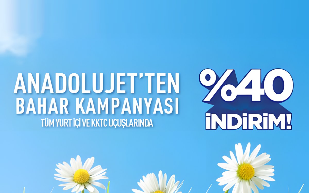 AnadoluJet Bahar Kampanyası AnadoluJet Bahar Kampanyası